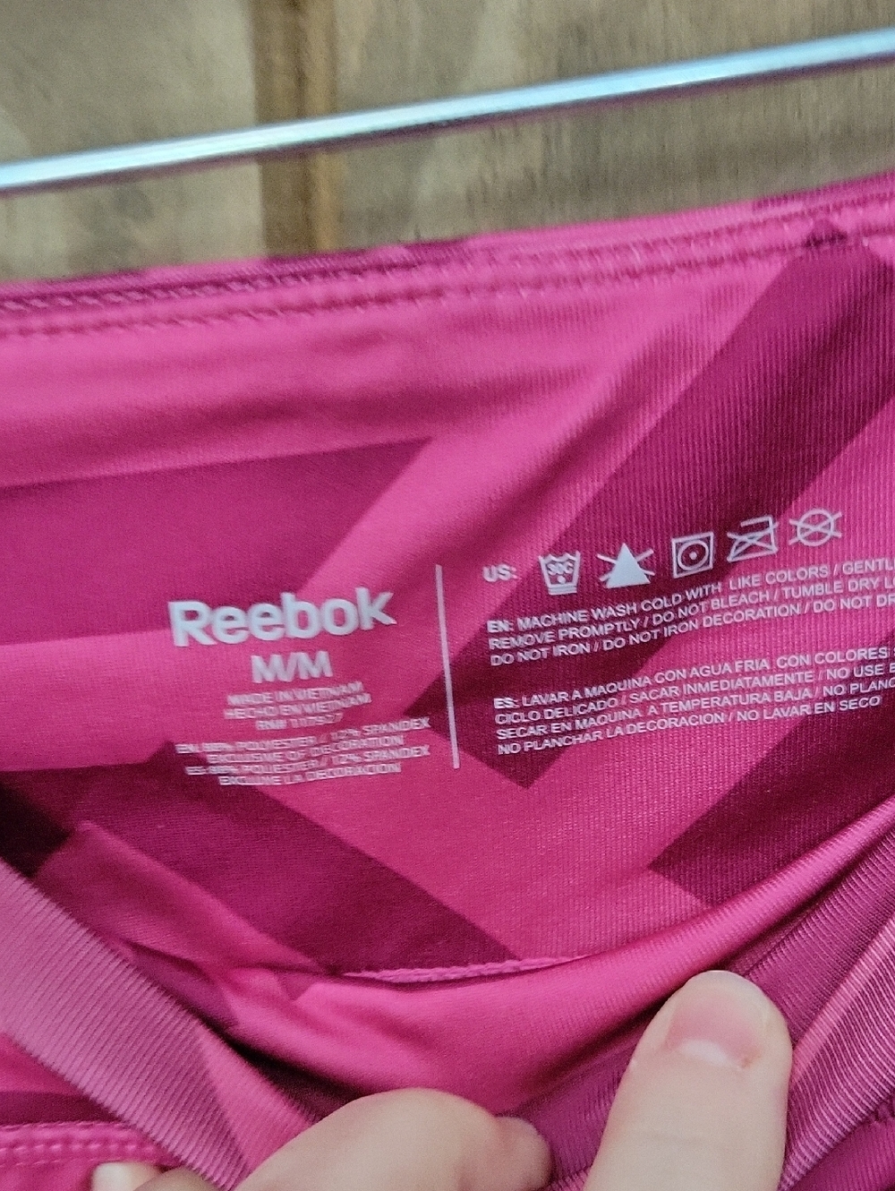 Pink Patterned Active Capri Leggings - Unbranded - Picture 2 of 3